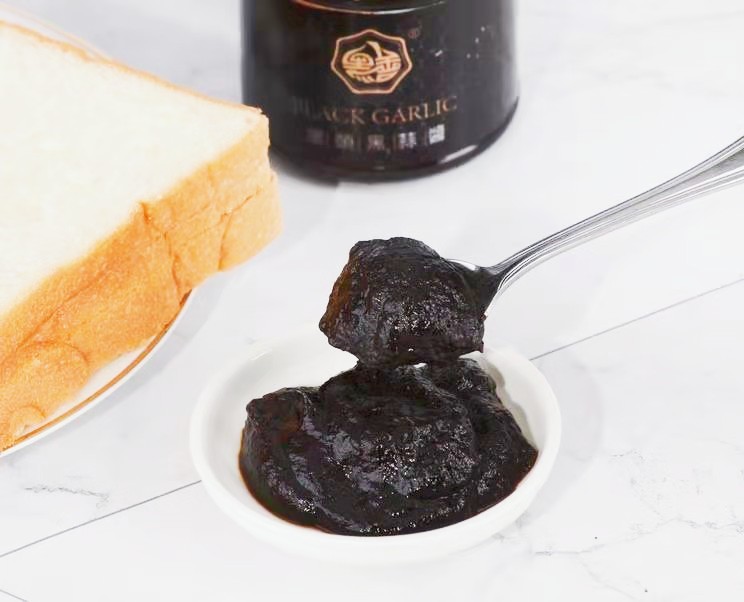 black garlic puree